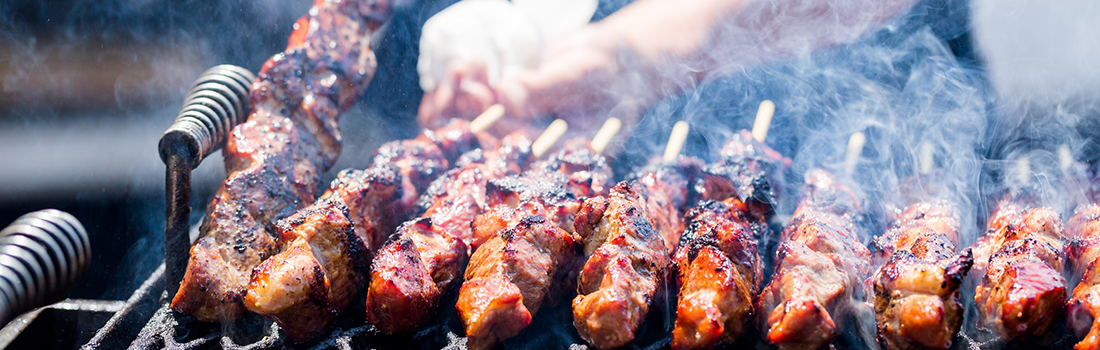 Caribisch buffet voor evenement